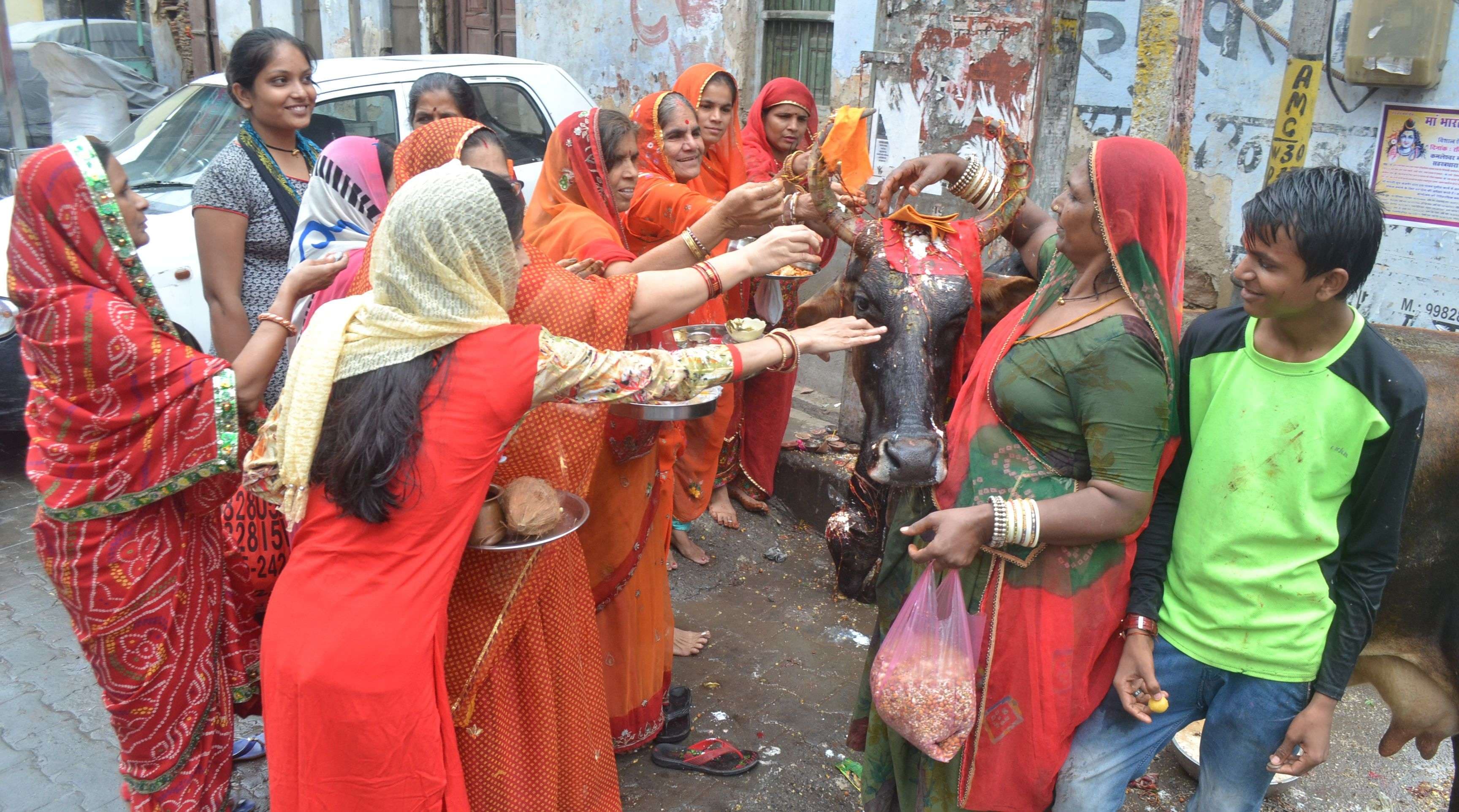 beautiful pics of ladies on bachh baras festival