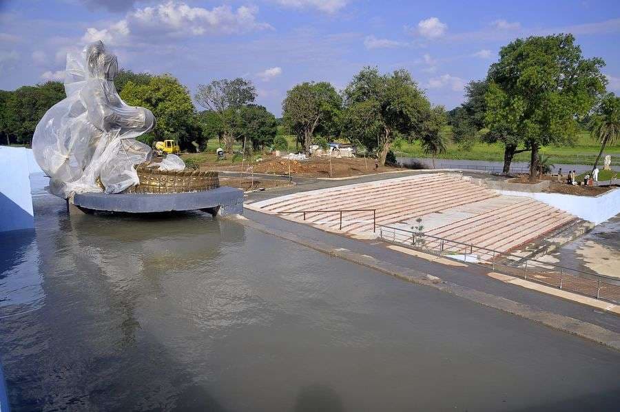 Narmada-Ghar river confluence