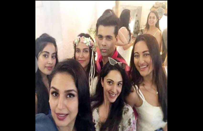 neha dhupia baby shower party