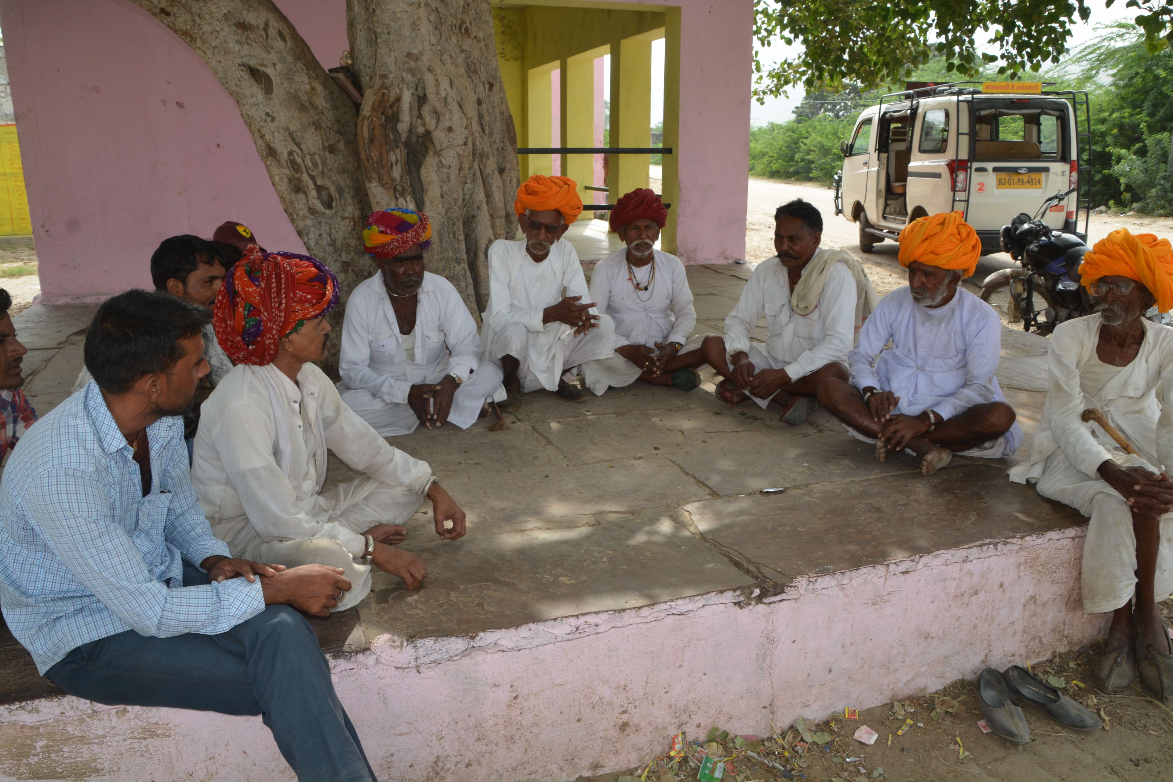 pics of political chaupal in village