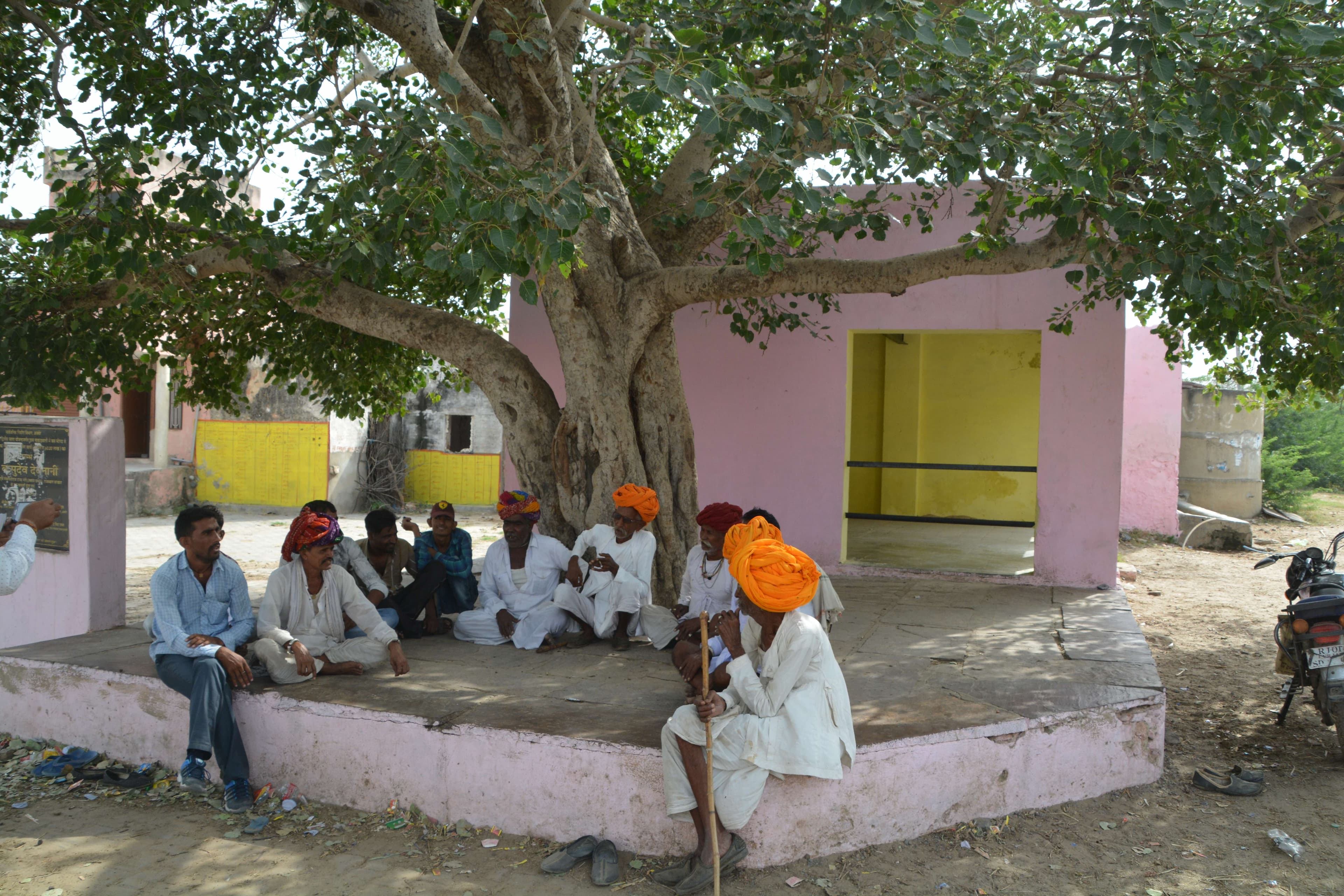 pics of political chaupal in village