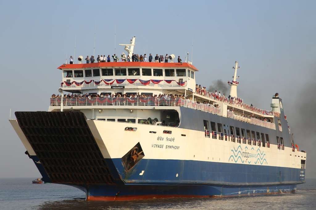 CM Rupani on Ro-Ro ferry service