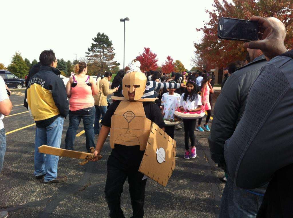 Halloween party is celebrating in chicango