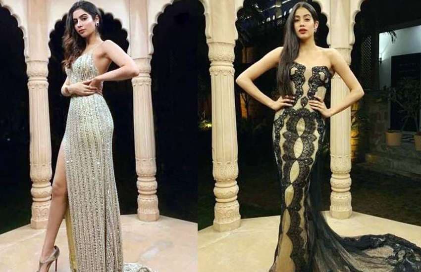 janhvi kapoor and khushi kapoor latest photos in isha ambani wedding