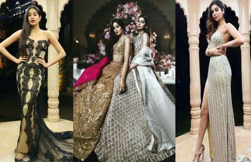 janhvi kapoor and khushi kapoor latest photos in isha ambani wedding