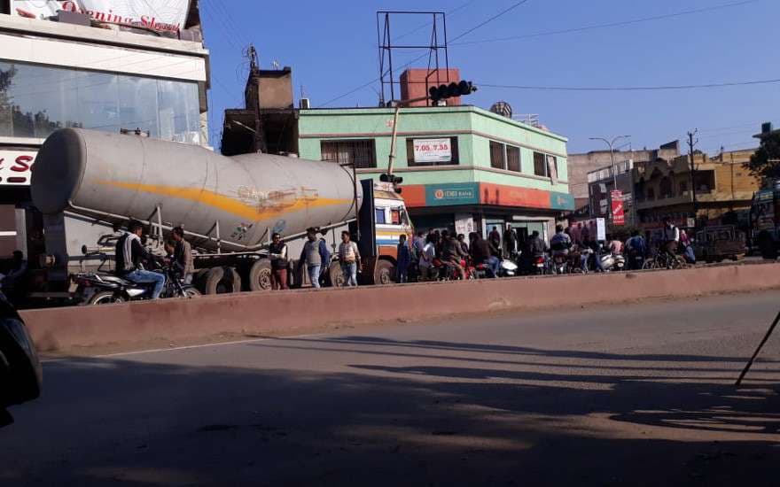 Rush in Ambedakar Chowk