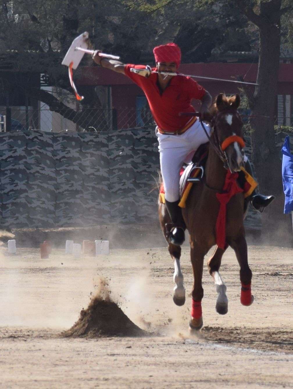 Indian Army Horse Riders Best Stunt In Alwar