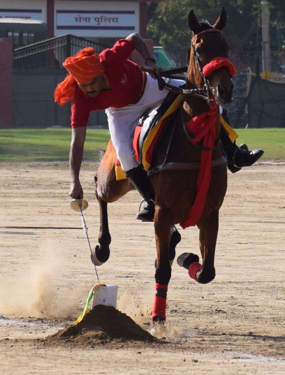 Indian Army Horse Riders Best Stunt In Alwar