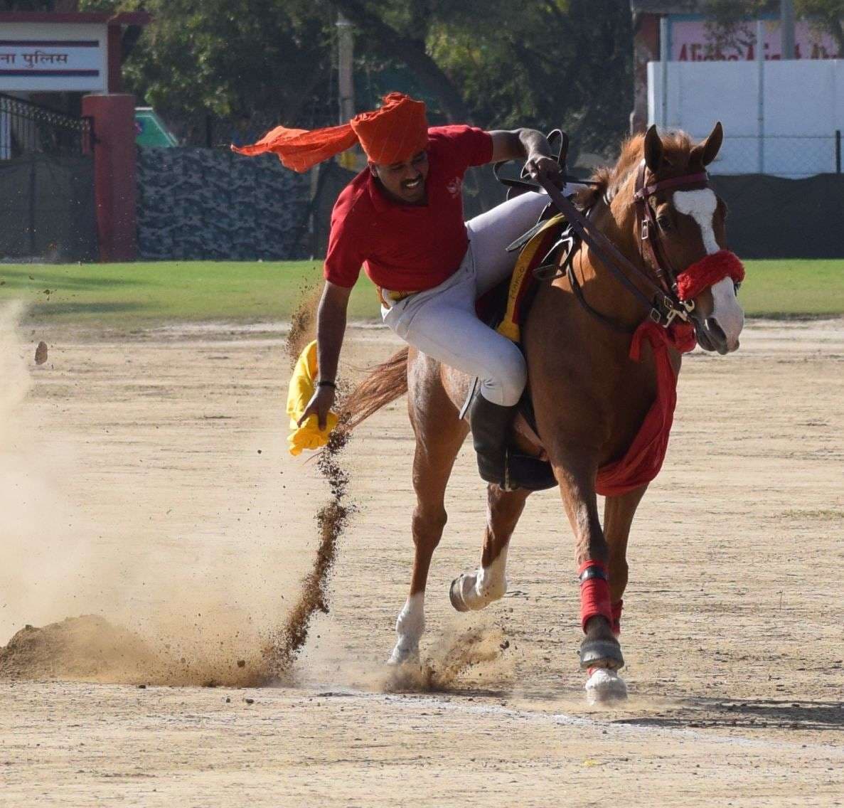 Indian Army Horse Riders Best Stunt In Alwar