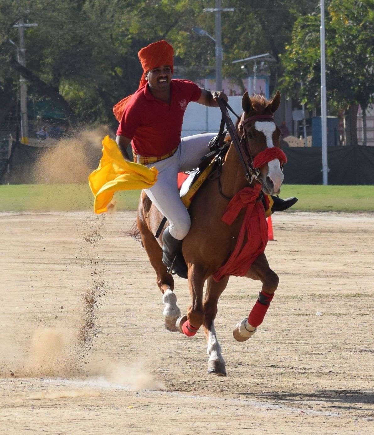 Indian Army Horse Riders Best Stunt In Alwar