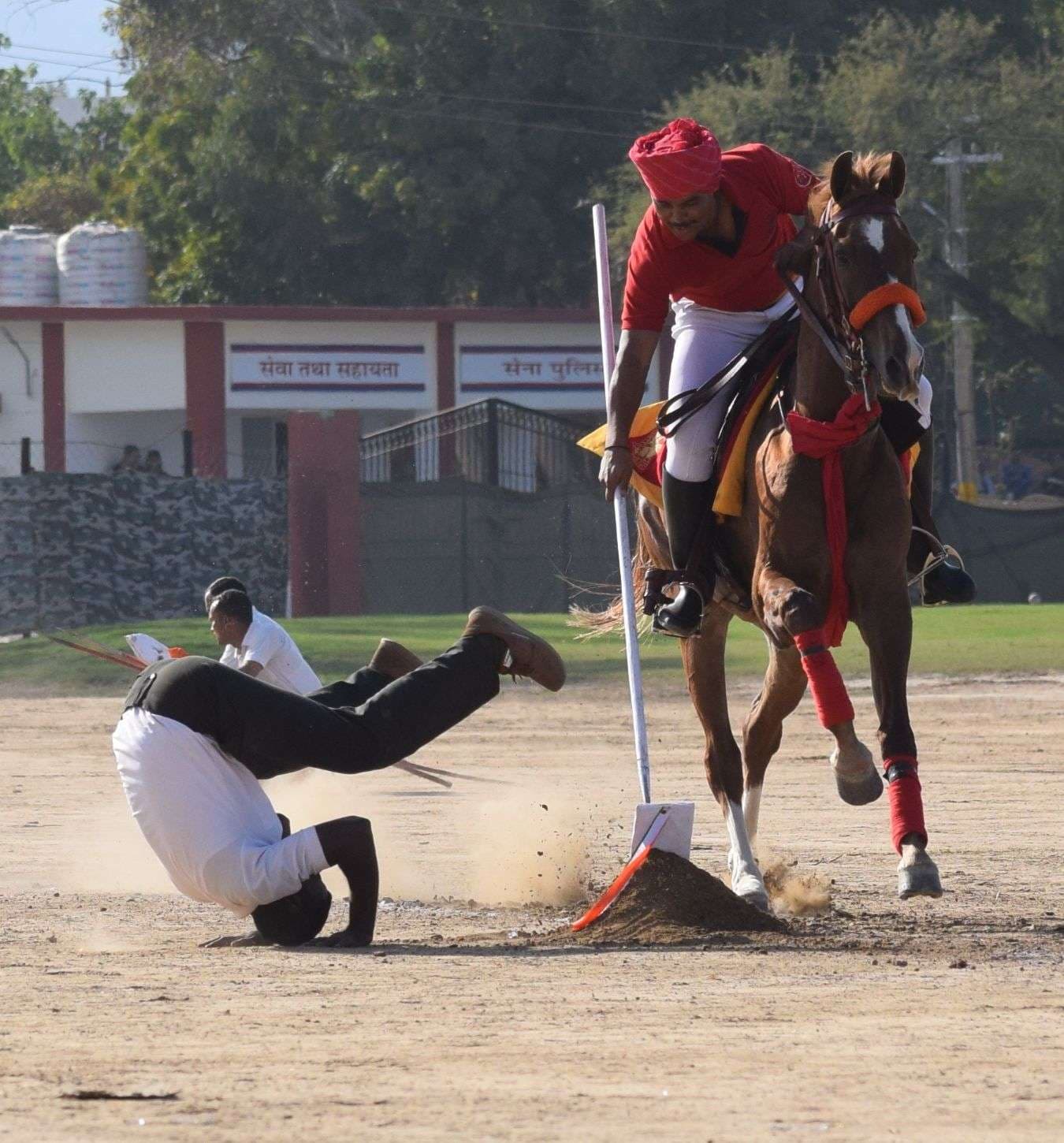 Indian Army Horse Riders Best Stunt In Alwar