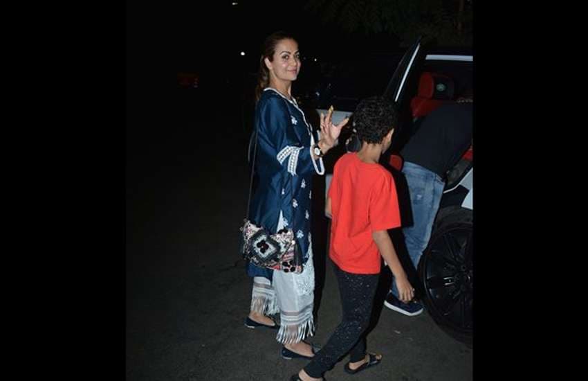 amrita arora with son photos