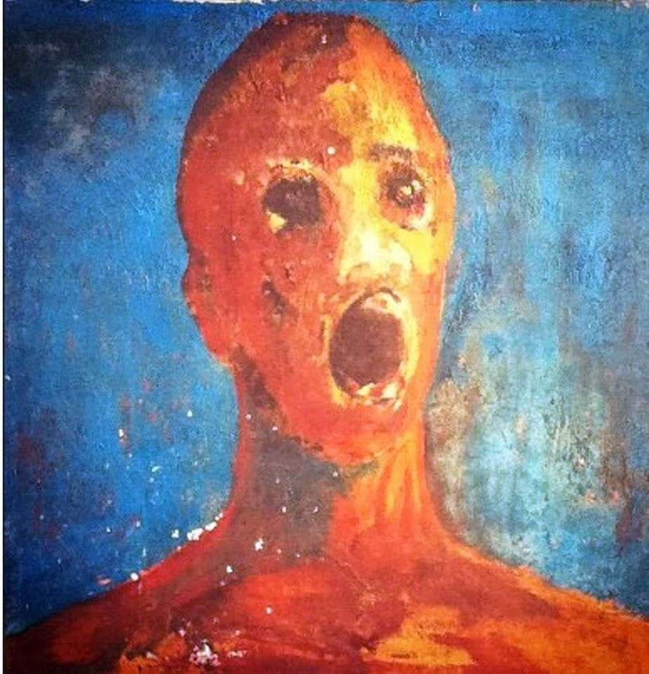 The Anguished Man painting