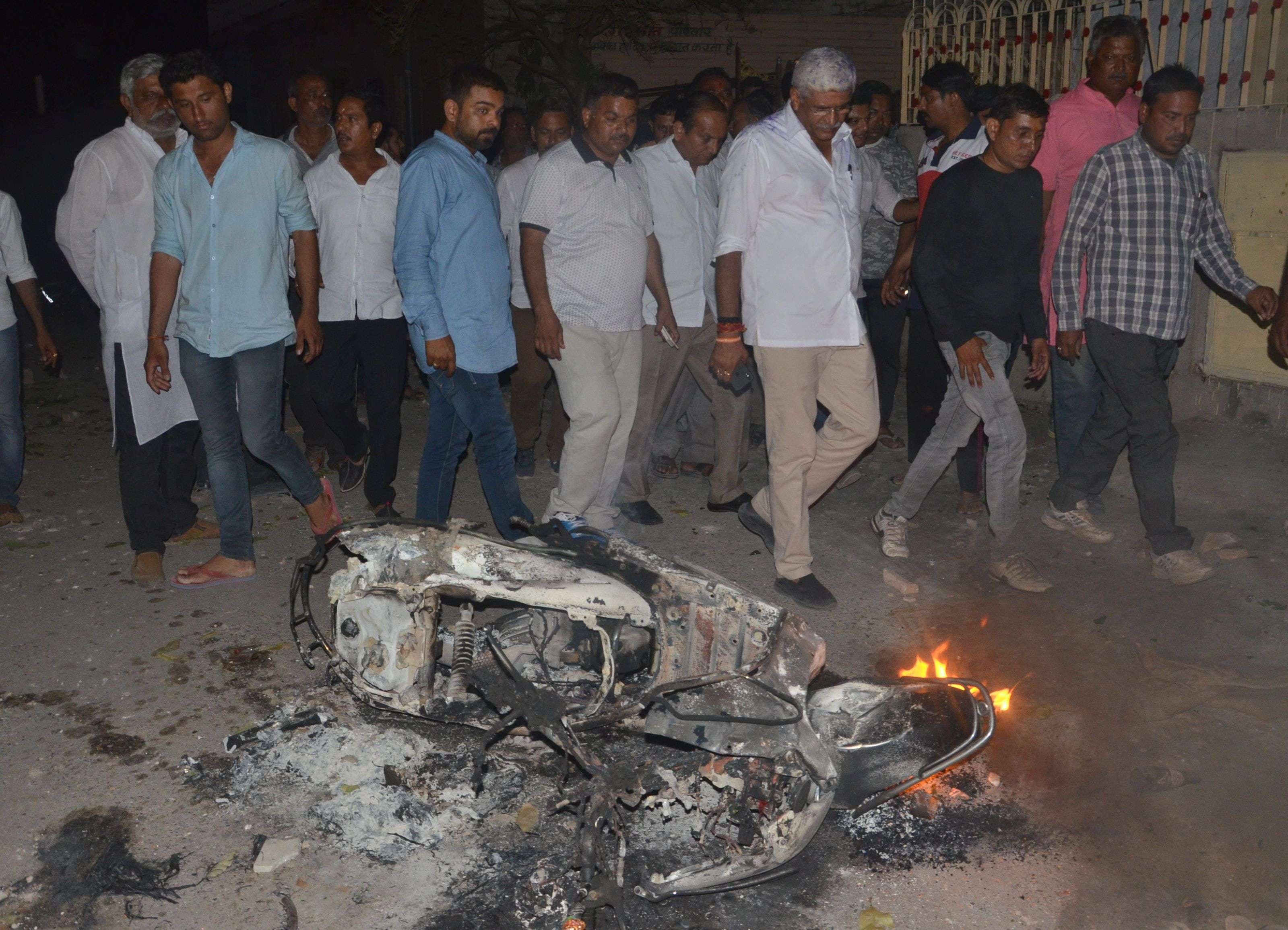 Stoning between two groups in Soorsagar Jodhpur