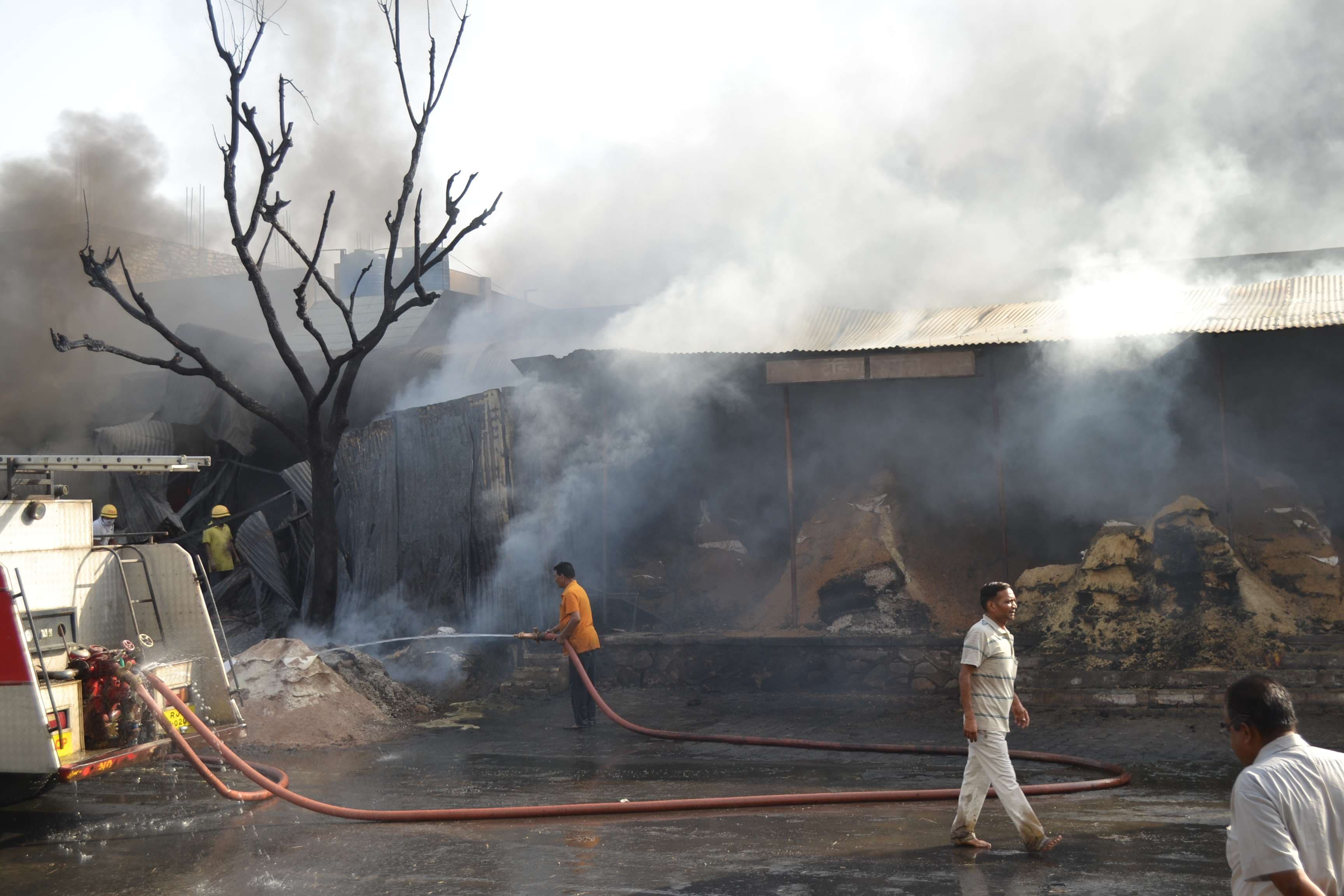 fire in ajmer