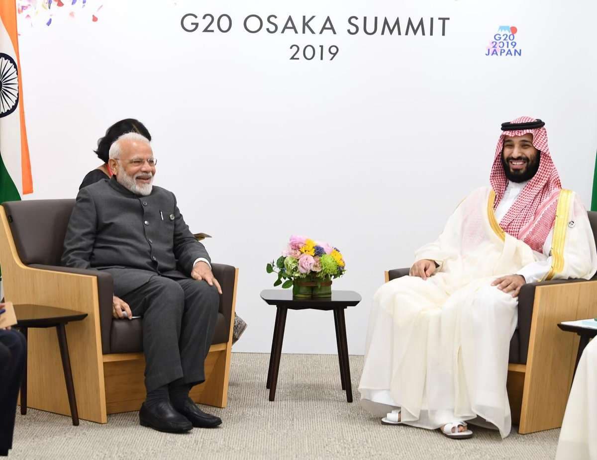 PM Modi meets Saudi prince