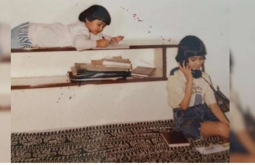 kriti sanon childhood pics