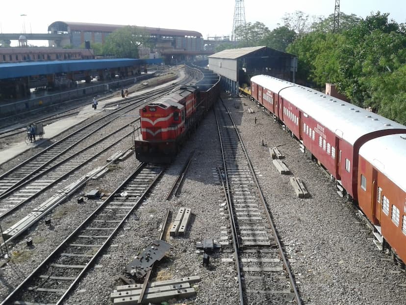 Jaipur Railway Station Platform Train Jaipur Delhi Ajmer Train