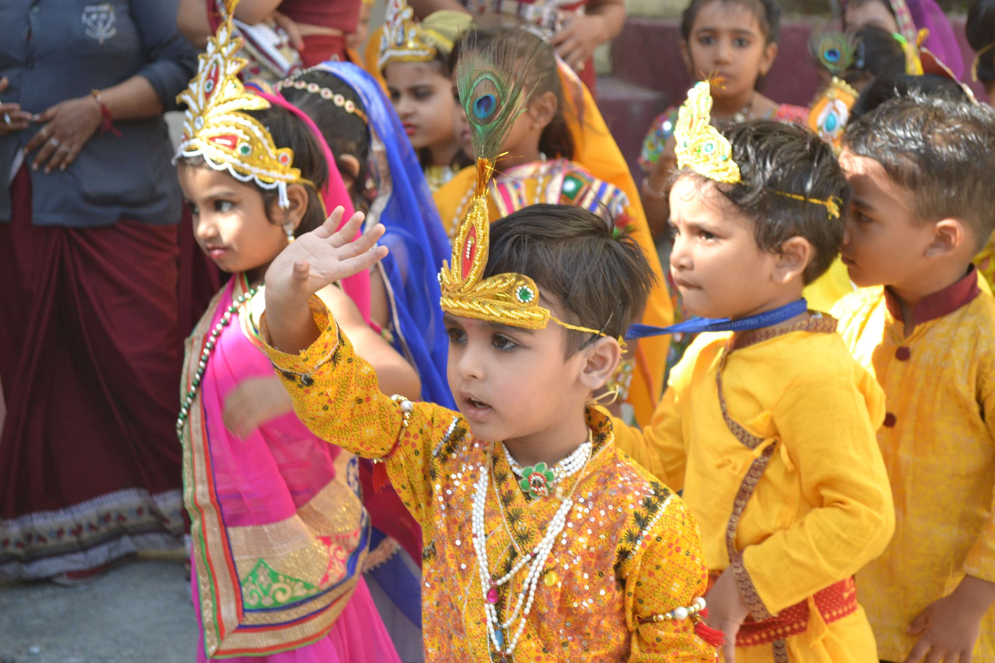 janmashtami programme in ajmer's schools