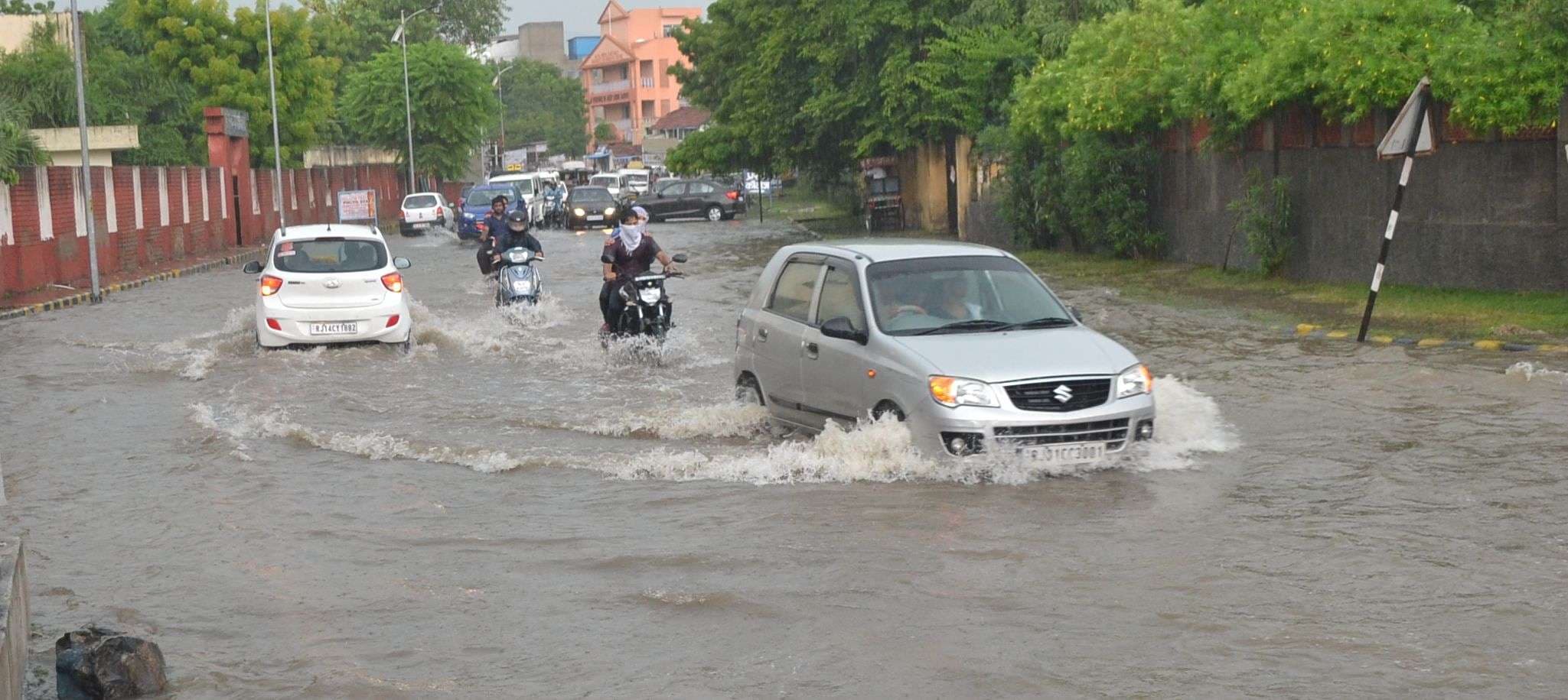 Heavy Rain in Ajmer