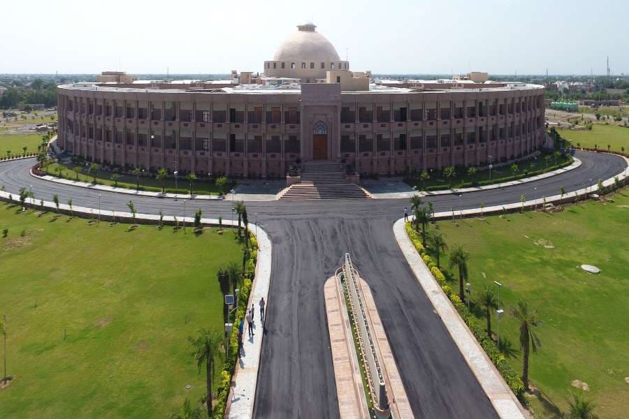 exclusive photos of rajasthan high court new building in jhalamand