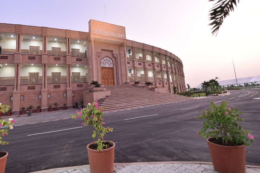 exclusive photos of rajasthan high court new building in jhalamand