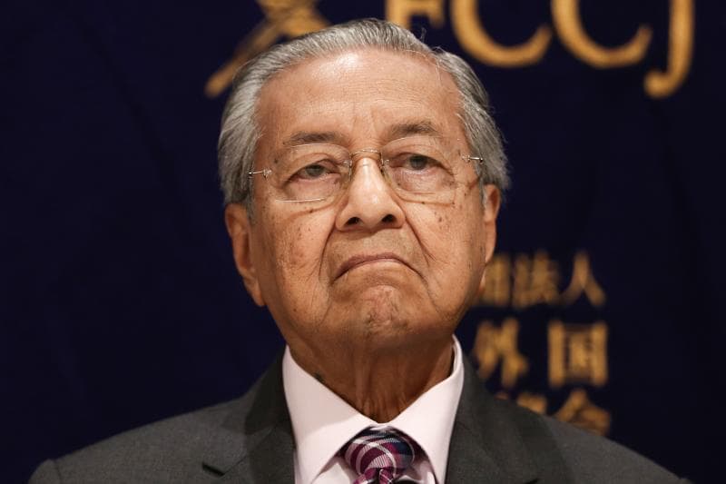 Malaysian PM Mahathir Mohamad