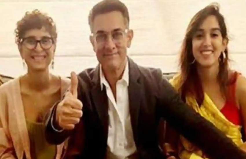 Aamir Khan shows off his grey hair in Ira Khans Faters day post