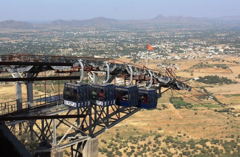 ropeway pushkar temple