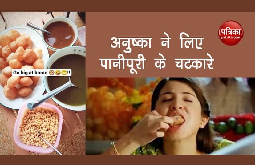 Pregnant Anushka Sharma Shares Her Photo While Eating Panipuri