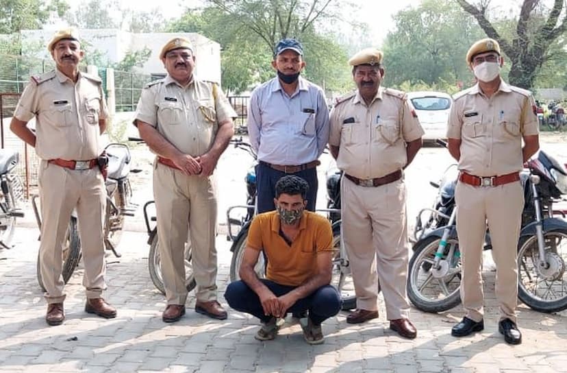 हनुमानगढ़ में पुलिस ने पकड़ा बाइक चोर गिरोह, अब तक 24 बाइक जब्त