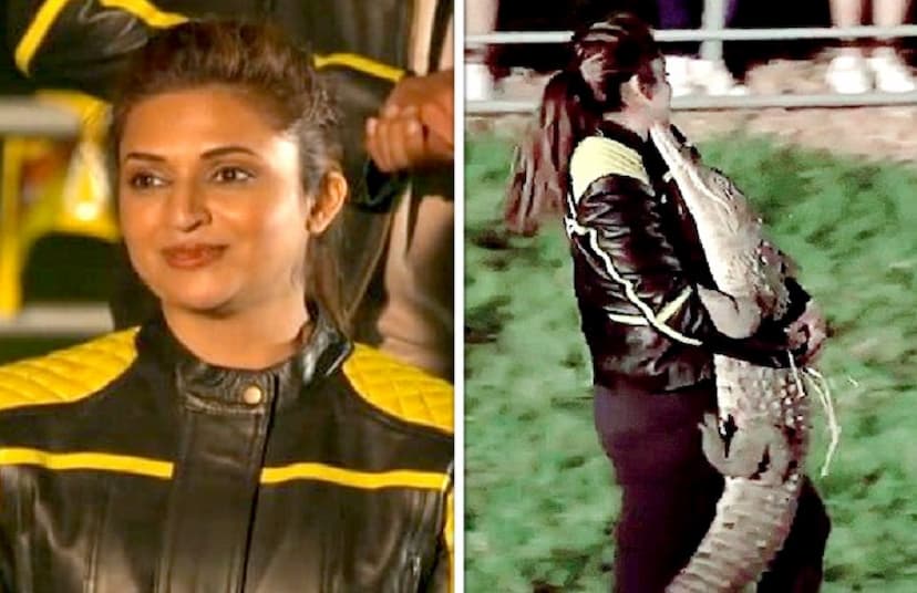 Crocodile attacked Divyanka Tripathi while doing stunts