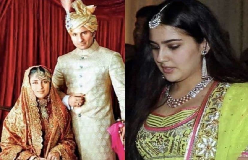 Sara Ali Khan Solid Entry Father Saif Ali Khan Kareena Kapoor Marriage