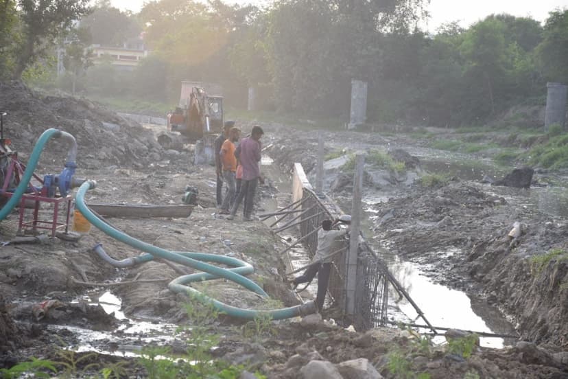 आयड़ नदी निखारने अब बन रहा सुभाषनगर में सैम्पल मॉडल, फिर बहेगा साफ पानी