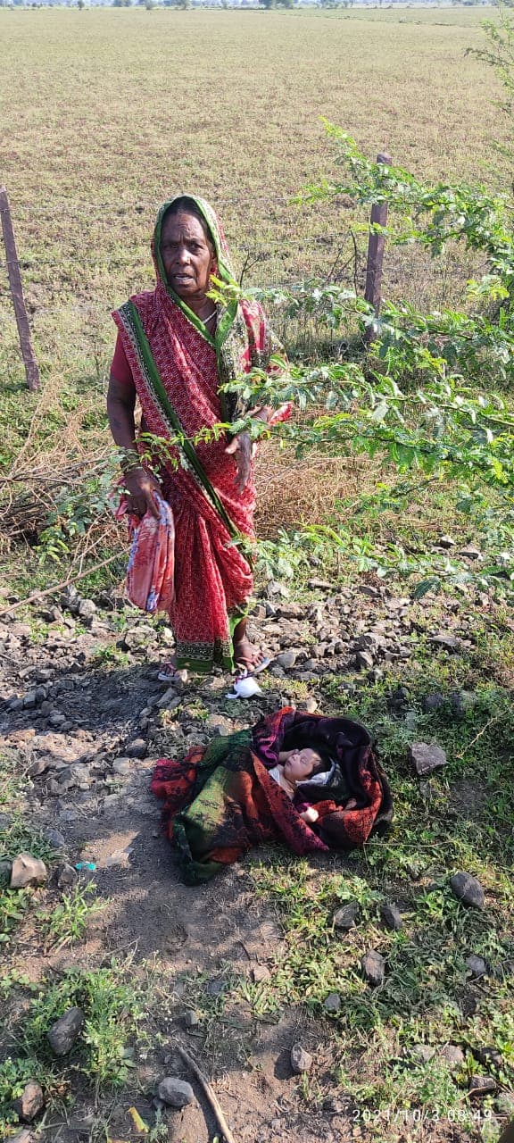 झाडिय़ों में लावारिश पड़ा मिला सात दिन का बच्चा