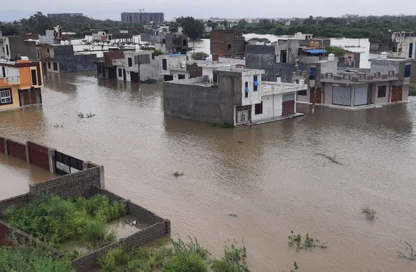 heavy rain in rajasthan