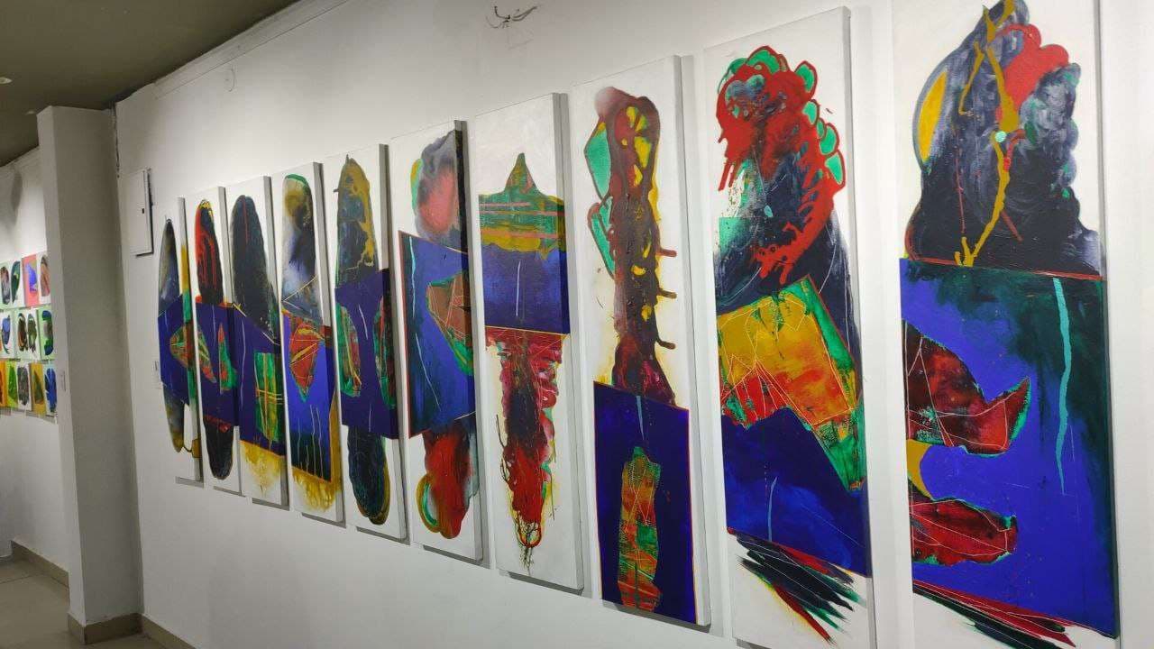 Anhad begins with art exhibition Anhad paper installations, crafts and paintings at ICA Gallery