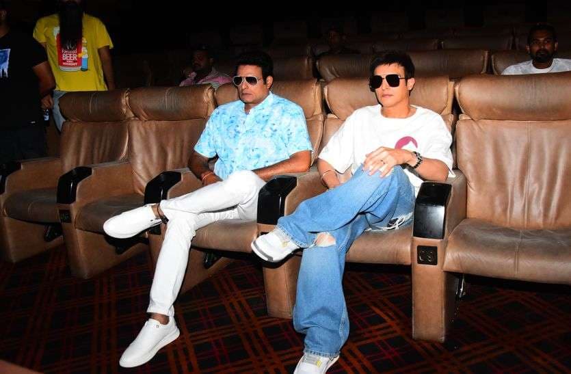 Star cast of Azam film Jimmy Shergill and Abhimanyu Singh reached Jaipur for film promotion