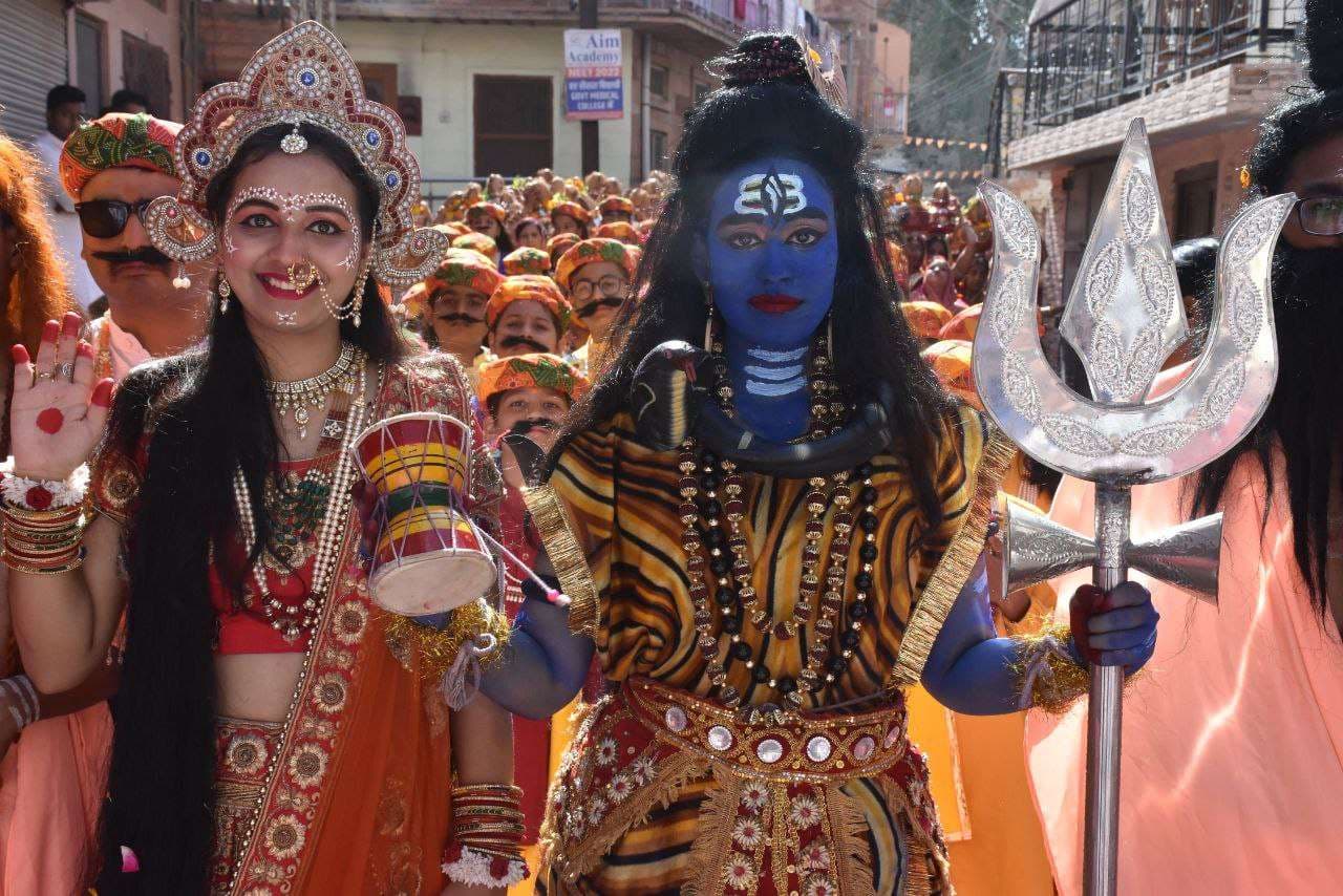 Procession on Mahesh Navami