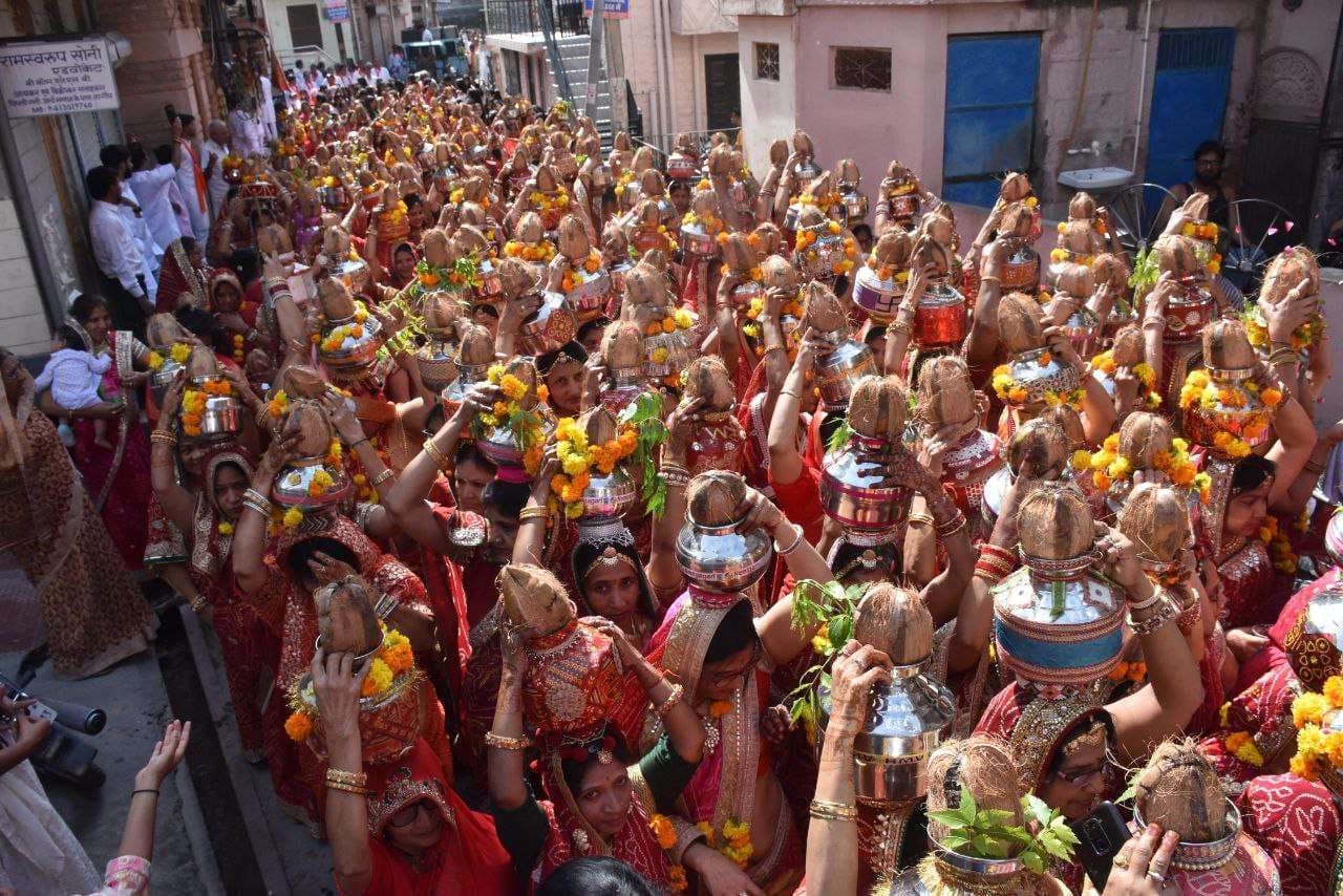 Procession on Mahesh Navami