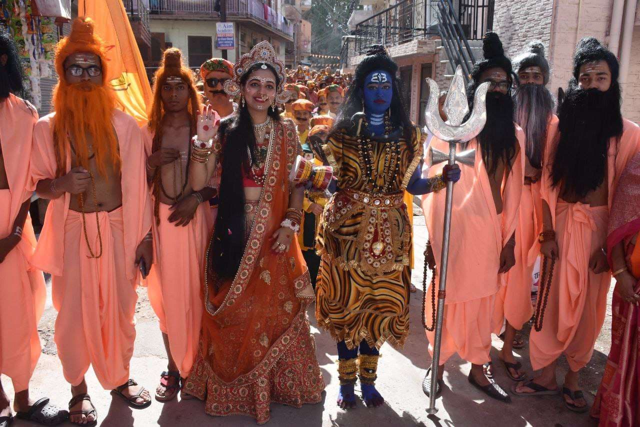 Procession on Mahesh Navami