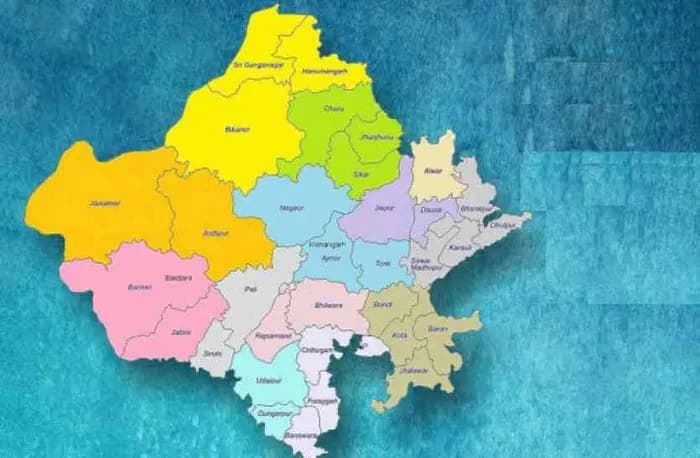 rajasthan map