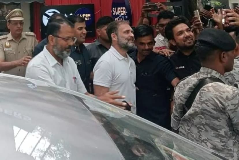  Rahul Gandhi reached Okhla met the people, tightened the nuts and bolt