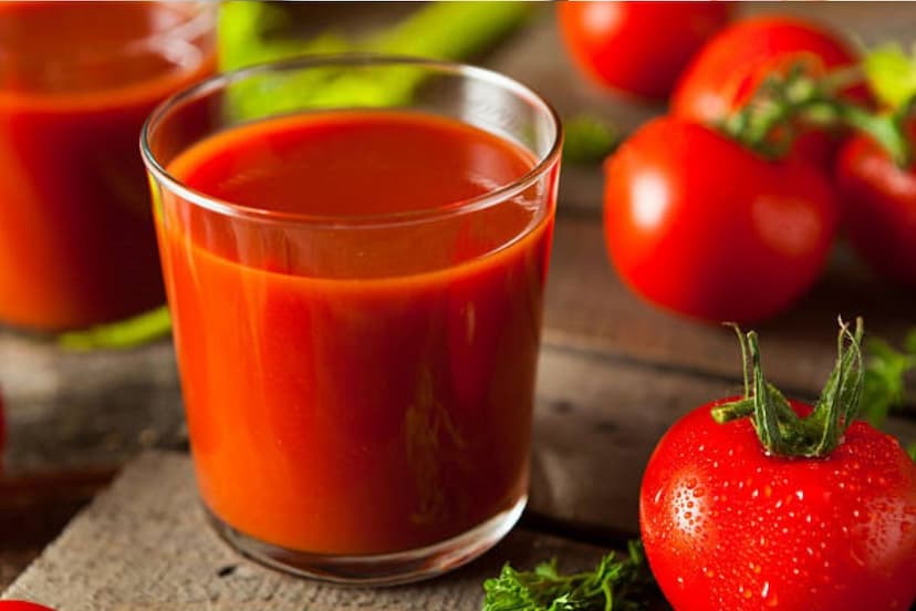 Health benefits of drinking tomato juice on an empty stomach