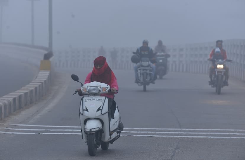 Rajasthan Weather : सुबह-शाम कोहरा छाया, दोपहर में छाए बादल