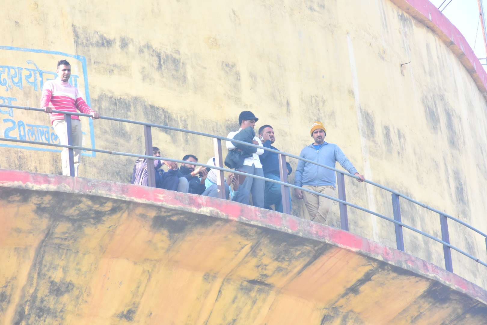 Case of fraud worth crores: Victims climbed on water tank