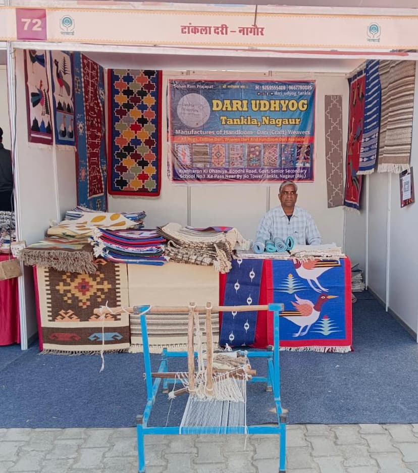 Tankla carpets won everyone's heart in Shilpgram exhibition