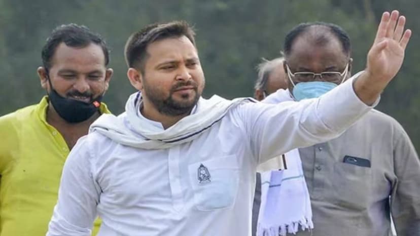  Tejashwi Yadav reached ED office yesterday Lalu Yadav was interrogated for 9 hours