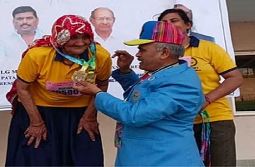 107 साल की एथलीट दादी रामबाई ने जीते दो गोल्ड मेडल