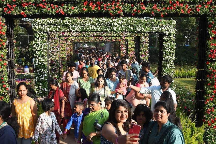 Semmozhi Poonga Flower Exhibition